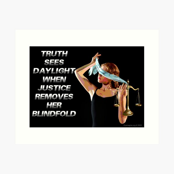 Blindfold Art Print