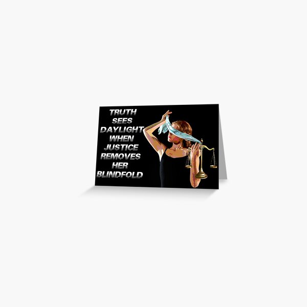 Blindfold Greeting Card