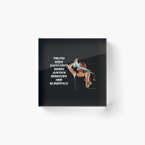 Blindfold Acrylic Block