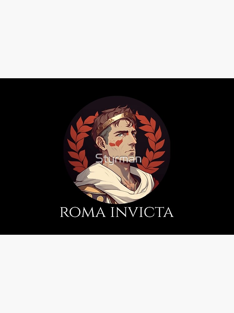 Disover Roma Invicta - Ancient Rome Julius Caesar - Anime Manga Bath Mat