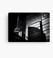 Window Washing No 3 Canvas Print