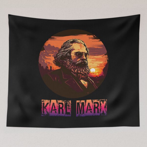 Item preview, Karl Marx with sunglasses designed and sold by ThommyBLN.