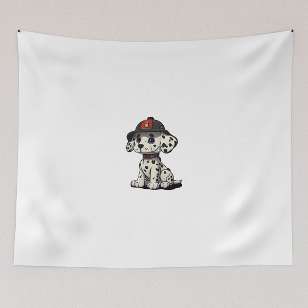 Item preview, Cute Baby Dalmation Firefighter Puppy Sticker designed and sold by Kplayzz2009.
