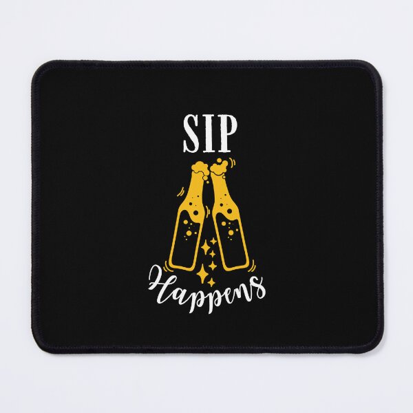 Item preview, SIP Happens Quote, Wine Lover Gift, Wine Drinker, Typography Quote, Alcohol Quotes designed and sold by thedazzlingmonk.