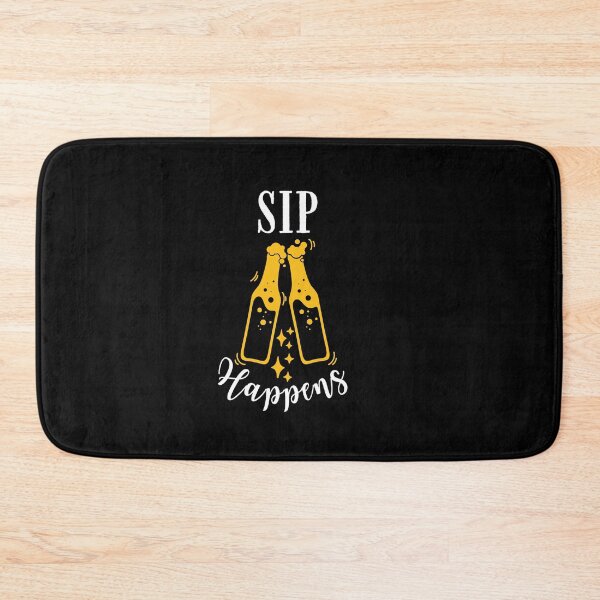 Item preview, SIP Happens Quote, Wine Lover Gift, Wine Drinker, Typography Quote, Alcohol Quotes designed and sold by thedazzlingmonk.