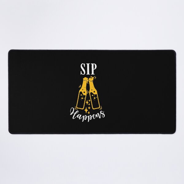 Item preview, SIP Happens Quote, Wine Lover Gift, Wine Drinker, Typography Quote, Alcohol Quotes designed and sold by thedazzlingmonk.