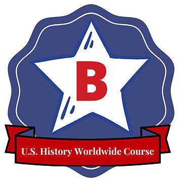 Artwork thumbnail, Course B Badge by US History