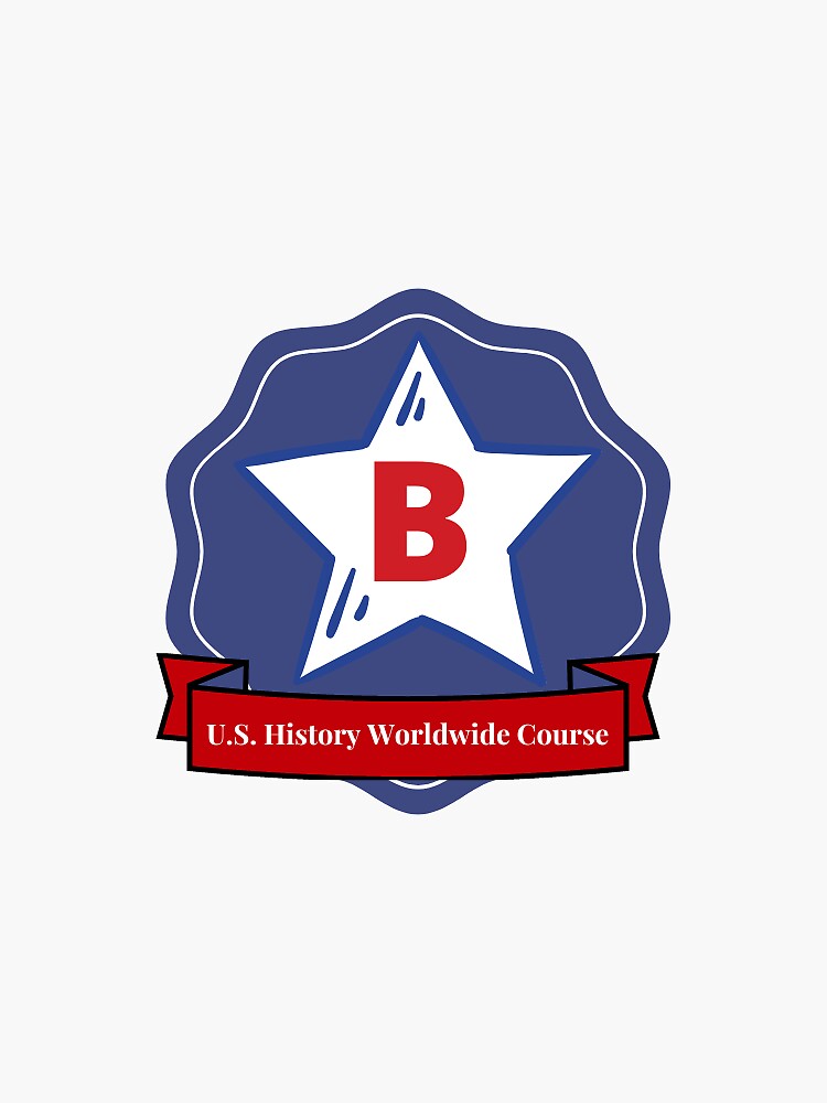 Thumbnail 3 of 3, Sticker, Course B Badge designed and sold by alixbryant.