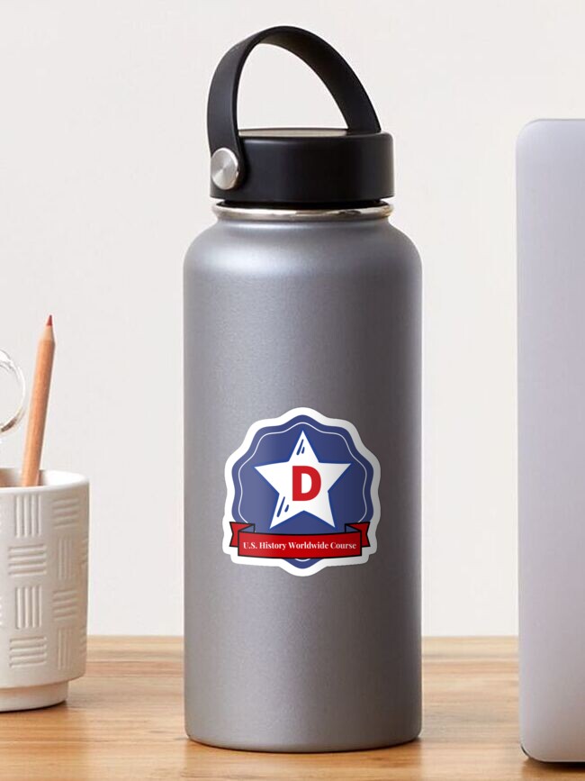 Thumbnail 1 of 3, Sticker, Course D Badge designed and sold by alixbryant.