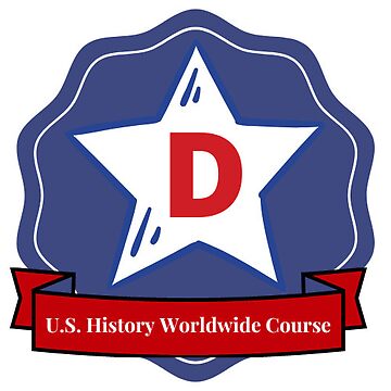 Artwork thumbnail, Course D Badge by US History