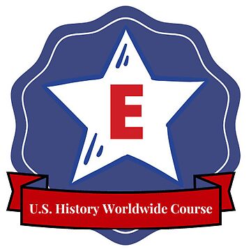 Artwork thumbnail, Course E Badge by US History