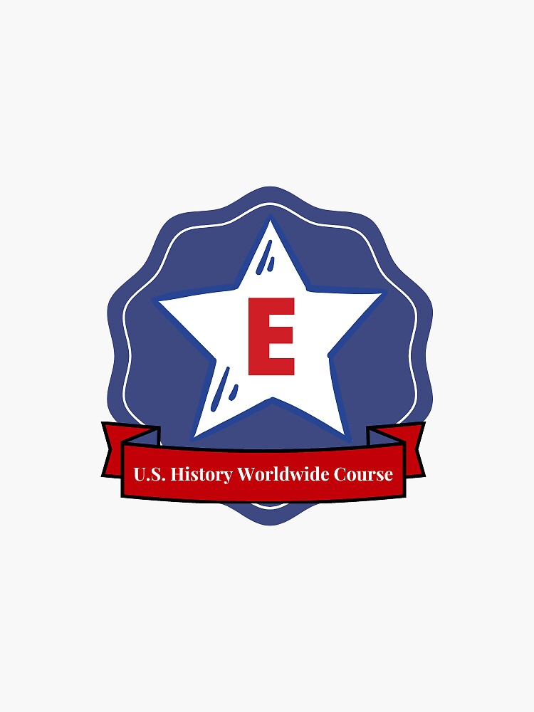 Thumbnail 3 of 3, Sticker, Course E Badge designed and sold by alixbryant.