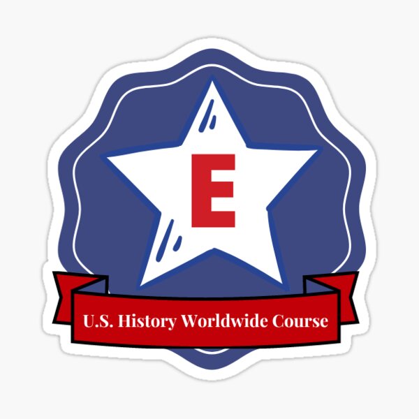 Course E Badge Sticker