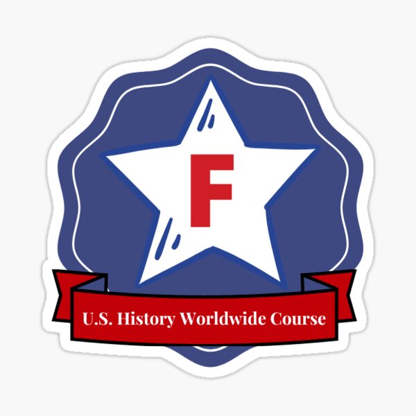 Course F Badge Sticker