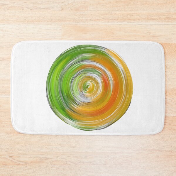 Item preview, Lime and Orange Rosette Geometric designed and sold by …and other places.