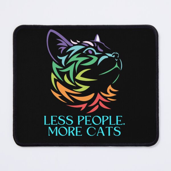 Item preview, less people more cats. designed and sold by Abdelhakim-ben.