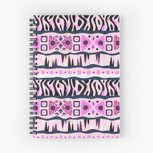 Item preview, African Tribal Mudcloth Style Pattern in Fuchsia Pink Tones designed and sold by SoccaTamam.