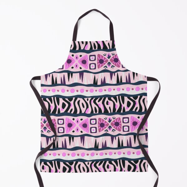 Item preview, African Tribal Mudcloth Style Pattern in Fuchsia Pink Tones designed and sold by SoccaTamam.