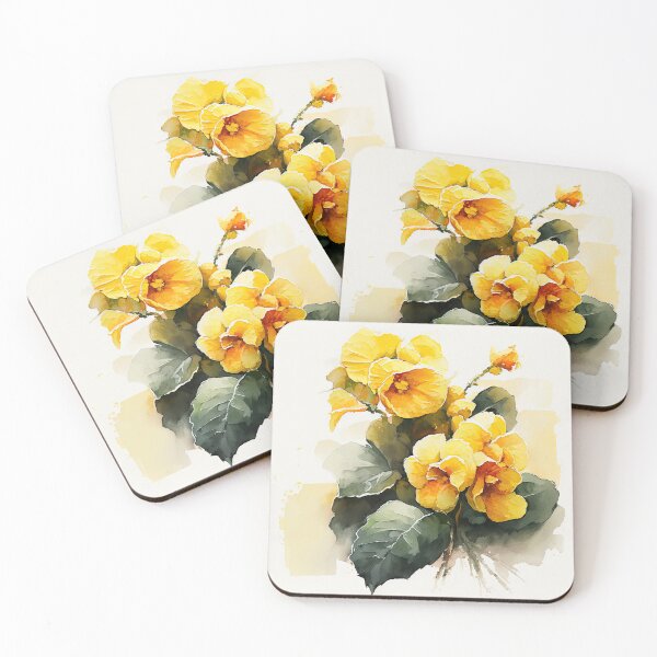 Artikelvorschau, Yellow Begonias entworfen und verkauft von Vanover Designs.