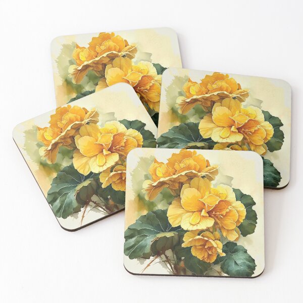 Artikelvorschau, Yellow Begonias entworfen und verkauft von Vanover Designs.