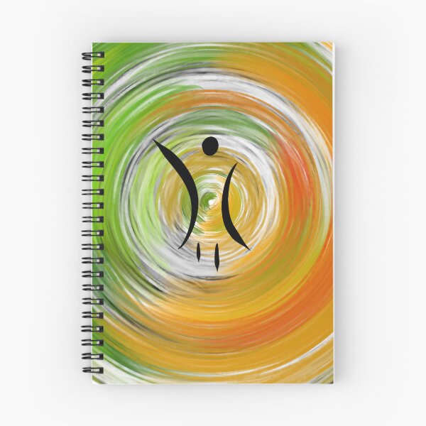 Item preview, Waving person on Lime and Orange Rosette Geometric  designed and sold by …and other places.