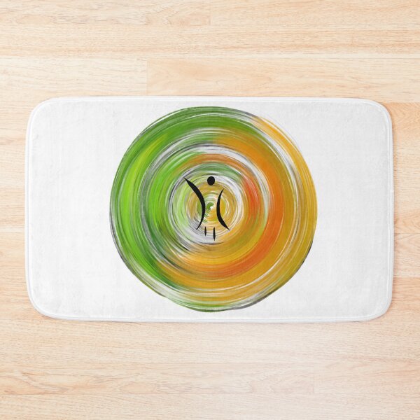 Item preview, Waving person on Lime and Orange Rosette Geometric designed and sold by …and other places.