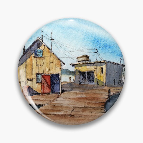 Artikelvorschau, Aquarell Flussblick entworfen und verkauft von MaryWatercolor.