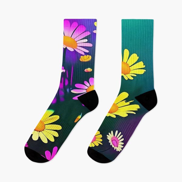 Artikelvorschau, Bunte Gänseblümchen-Blumen entworfen und verkauft von LeoLabs.