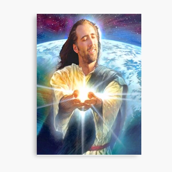 jesus cage Metal Print