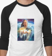jesus cage Men's Baseball Âľ T-Shirt