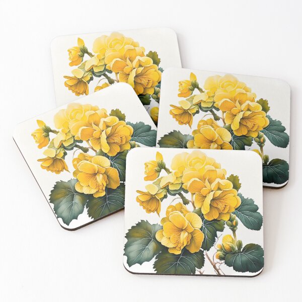 Item preview, Yellow Begonias  designed and sold by Vanover Designs.