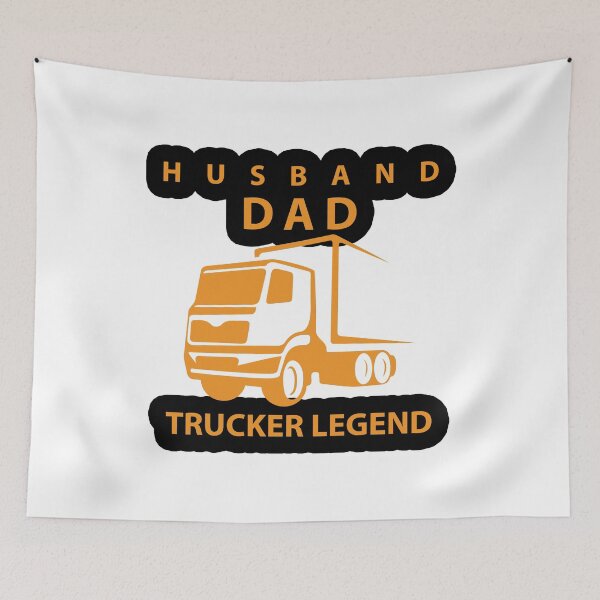 Item preview, husband dad trucker legend designed and sold by xkiyal Art.