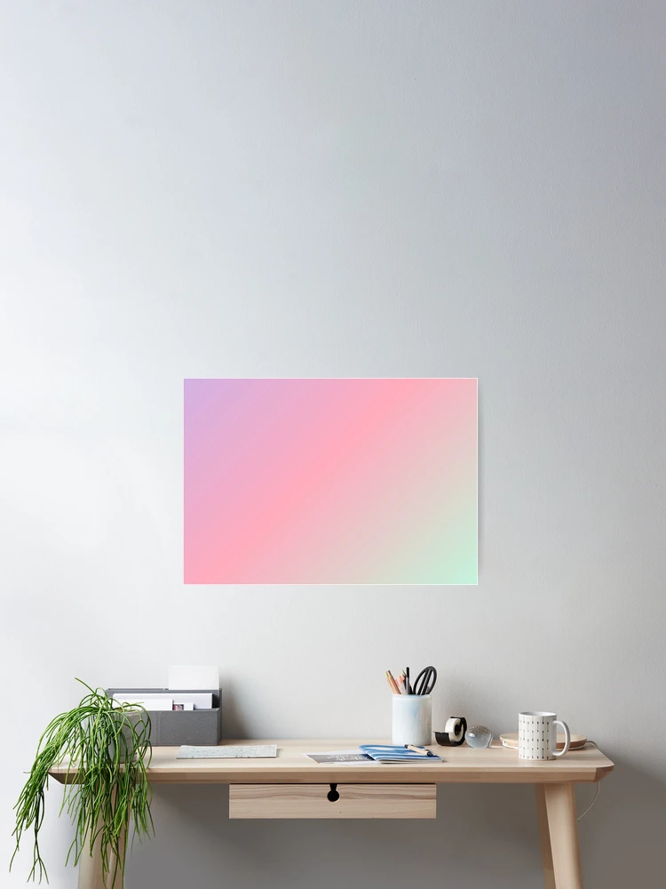 Thumbnail 2 of 3, Poster, Pastel gradient designed and sold by RIXXI HEY CO..