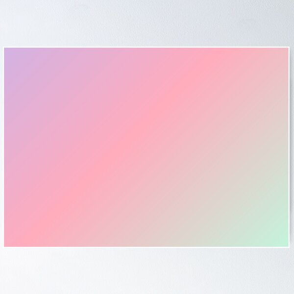 Pastel Gradient Background Posters for Sale