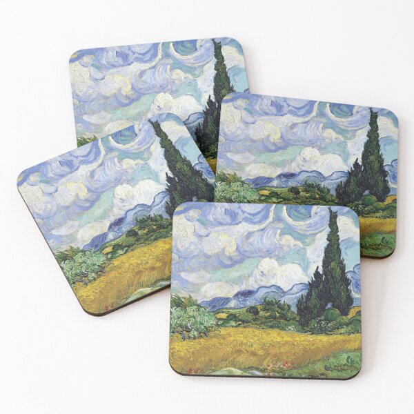 Item preview, A Wheat Field with Cypresses | Vincent van Gogh designed and sold by LaMadeleine.