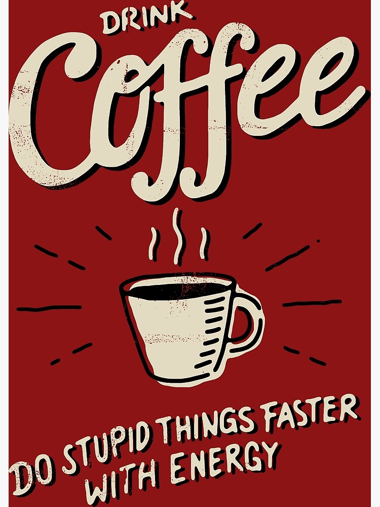 Coffee Rush 4 x 6 Art Print