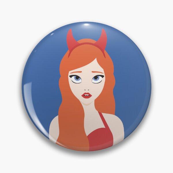 Item preview, She devil beautiful redhead girl designed and sold by Luca Marella.