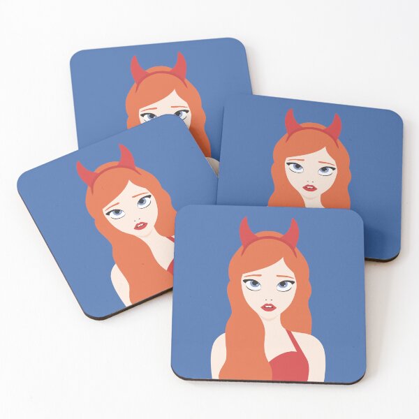 Item preview, She devil beautiful redhead girl designed and sold by Luca Marella.