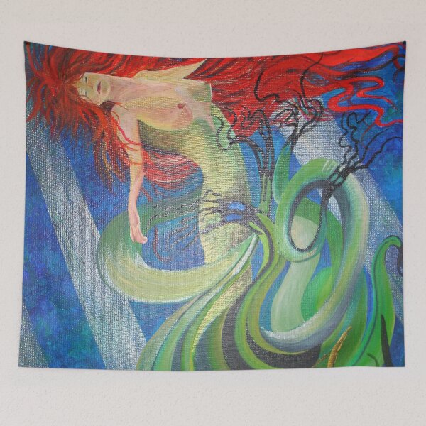 Item preview, Enchanted Mermaid Fantasy Art designed and sold by taiche.