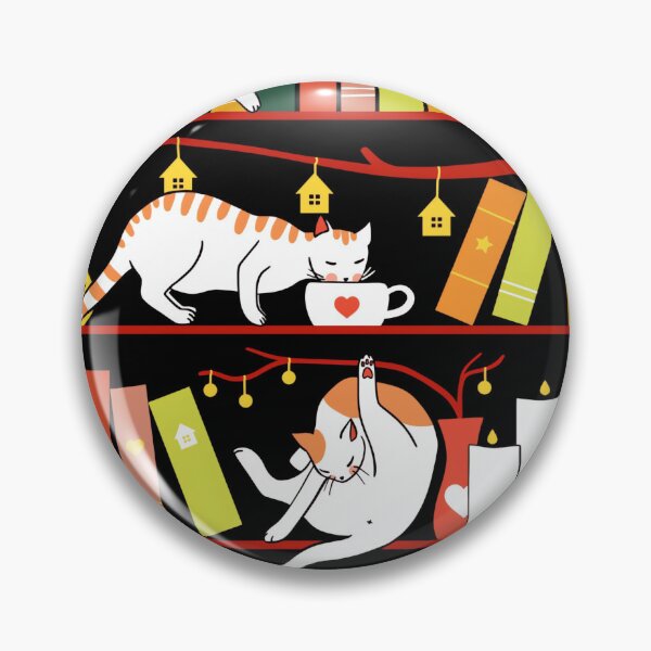 Item preview, Library cats - autumn colour version   designed and sold by gotinevojicj.