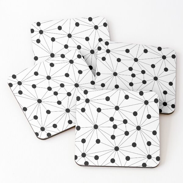Item preview, Abstract geometric pattern - black and white. designed and sold by K.S ART.