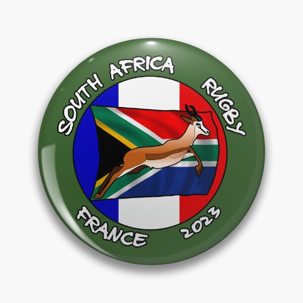 Item preview, Rugby supporter SA - 2023 France (springbok) designed and sold by SolidEarthArt.
