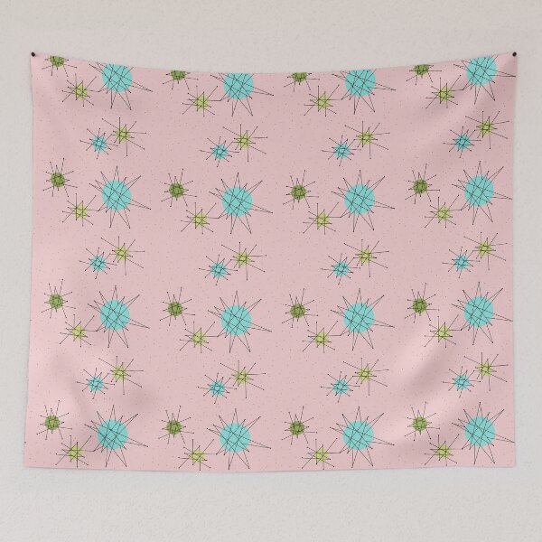 Item preview, Pink Iconic Atomic Starbursts designed and sold by StrangeLilOnion.