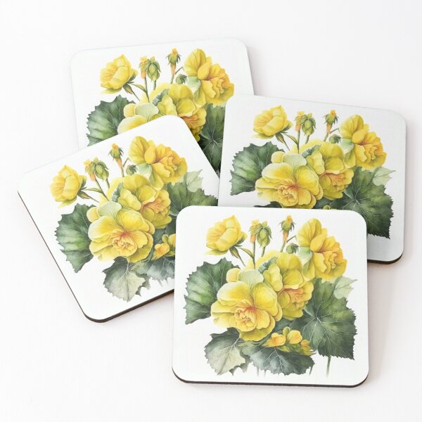 Artikelvorschau, Yellow Begonias entworfen und verkauft von Vanover Designs.