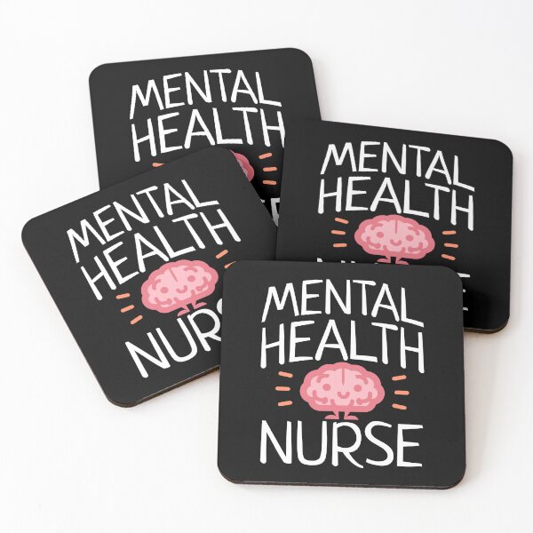 Item preview, Psych mental health nurse little cute smiling brain designed and sold by heppni1.