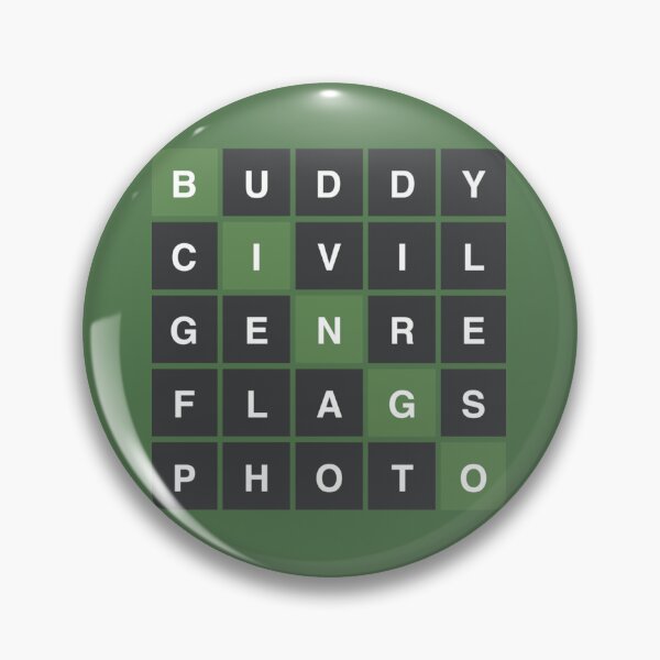 Item preview, Funny Wordle Puzzle Game Bingo     designed and sold by theresaklorie.