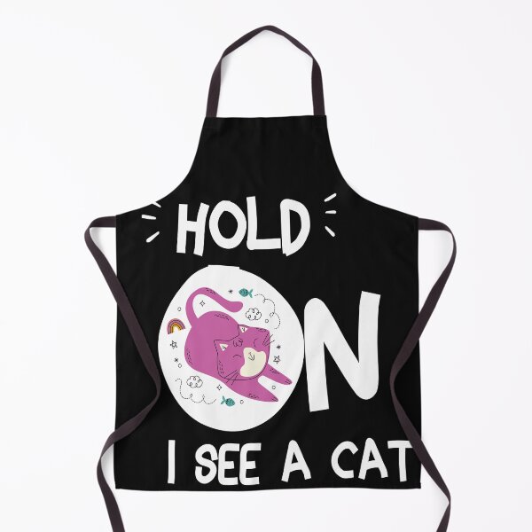 Item preview, Cat Lover Cat Mom Funny Hold On I See A Cat designed and sold by jhonrichy.