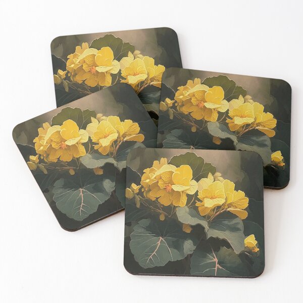 Item preview, Yellow Begonias  designed and sold by Vanover Designs.