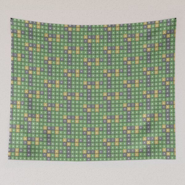 Item preview, Enjoy with Wordle Puzzle Game - Adieu, Trace, Share, Spare, Snare, Scare   designed and sold by theresaklorie.