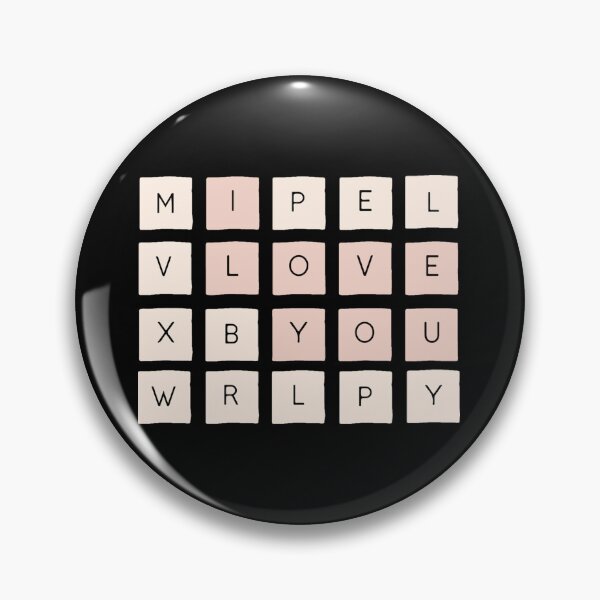 Item preview, Express Love With Wordle Puzzle Game - I Love You  designed and sold by theresaklorie.